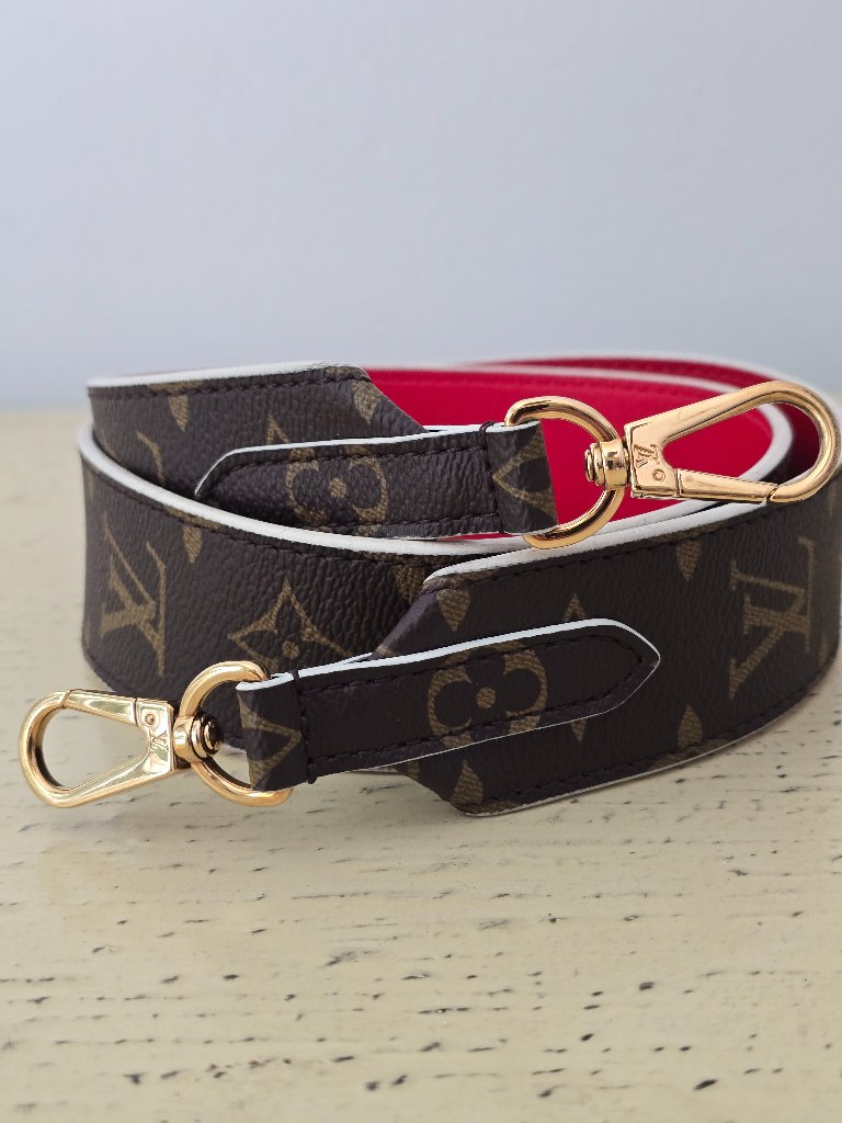 Louis Vuitton Bandouliere Shoulder Strap Hot Pink. 38.25" Long